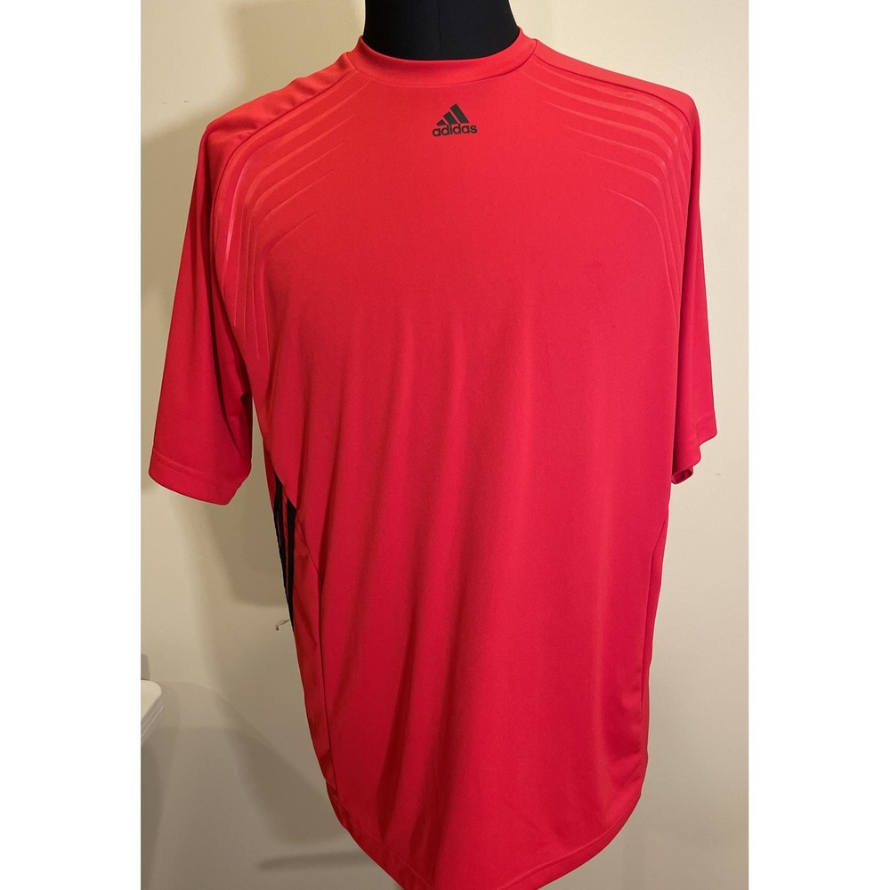 Adidas‎ Classic Soccer Jersey Short Sleeve Red/Black Mens Size Large